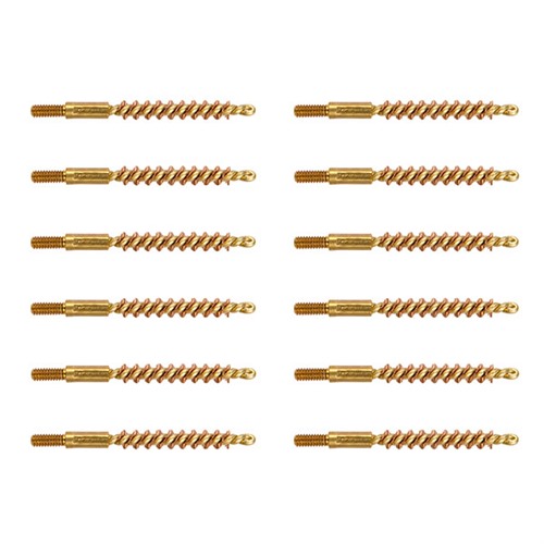 Brownells 050806001794 17 Cal Bronze Bore Brush 12-Pack