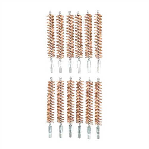 Brownells STANDARD LINE BRONZE RIFLE BRUSH 38 CALIBER 12 PACK - Brownells - 35 CALIBER