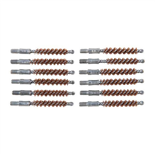 Brownells 050806001817 22 Cal Pistol Bore Brush 12-Pack Bronze