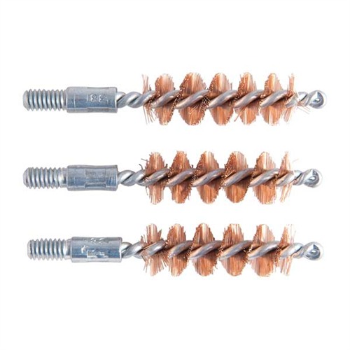 Brownells Standard Line Bronze Pistol Brush 9MM-38/357 Caliber 3 Pack