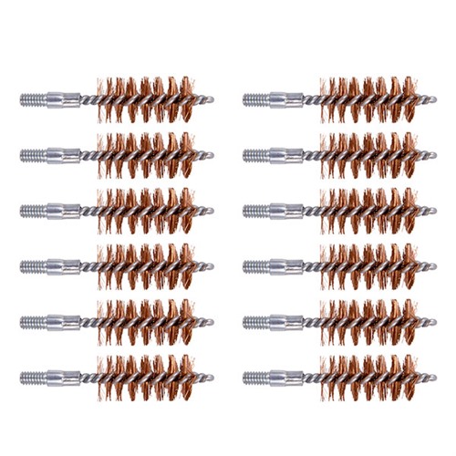 Brownells 050806001916 50 Cal Pistol Bore Brush 12-Pack Bronze