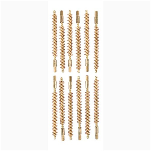 BROWNELLS SPECIAL LINE BRASS RIFLE BRUSH 243/25 CALIBER 12 PACK