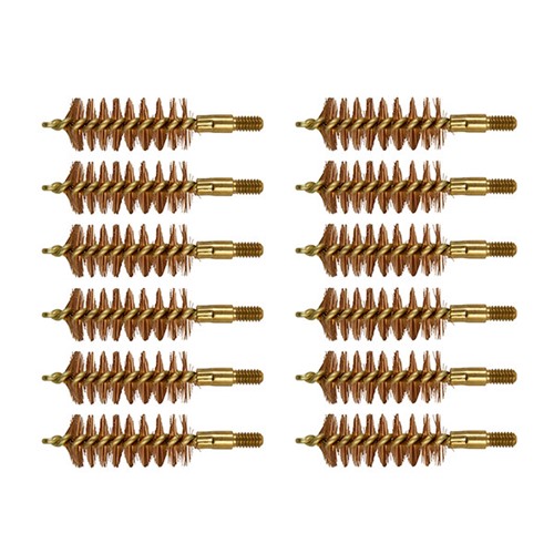 BROWNELLS SPECIAL LINE BRUSH BRASS .50 CALIBER PISTOL 12 PACK