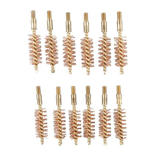 BROWNELLS DOUBLE-TUFF BRASS BRUSH 10MM/.40 CAL SPL PISTOL 12 PACK