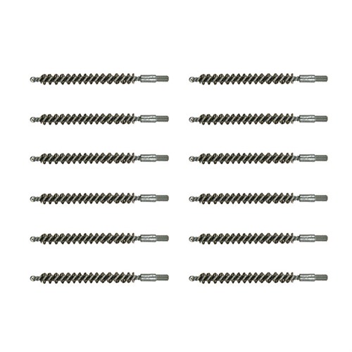 BROWNELLS STANDARD LINE STAINLESS 243/25 CALIBER RIFLE BRUSH 12 PACK