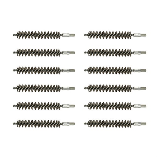 BROWNELLS STANDARD LINE STAINLESS 375 CALIBER RIFLE BRUSH 12 PACK