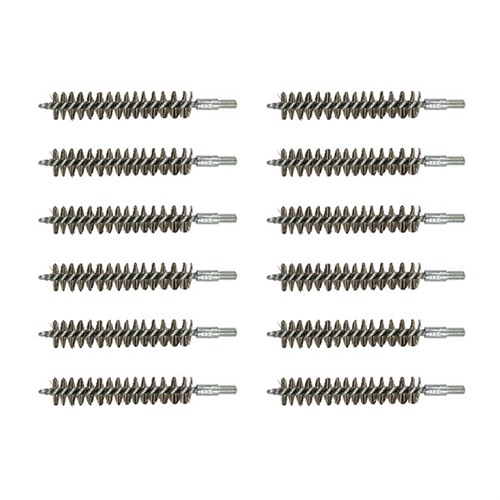 BROWNELLS STANDARD LINE STAINLESS 44/45 CALIBER RIFLE BRUSH 12 PACK