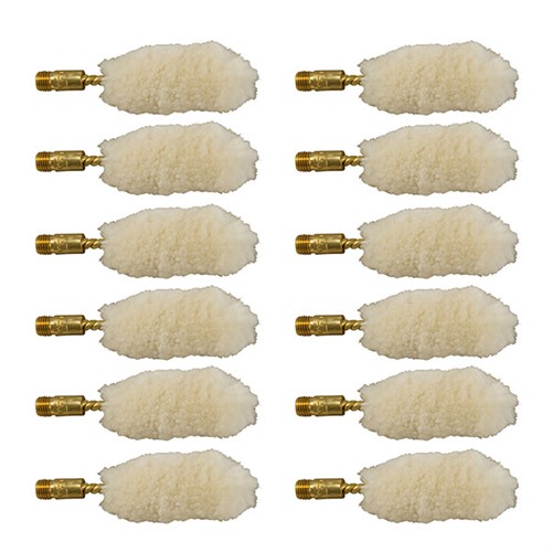BROWNELLS WOOL BORE MOP 12 GAUGE 12 PACK