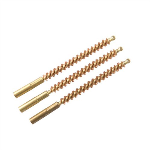 Brownells Special Line Dewey Brush Bronze .22 Cal Rf Rifle 3 Pack