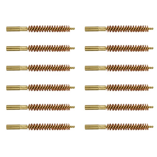 BROWNELLS SPECIAL LINE DEWEY BRUSH BRONZE 8MM RIFLE 12 PACK