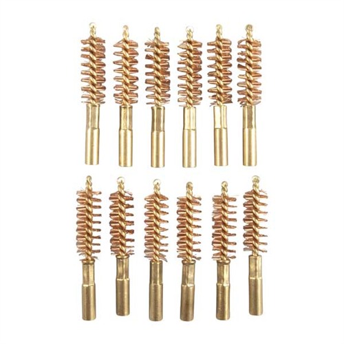 Brownells SPECIAL LINE DEWEY BRONZE PISTOL BRUSH 10MM/40 CAL 12 PACK