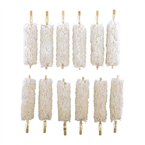 BROWNELLS COTTON BORE MOP 50 CALIBER 12 PACK