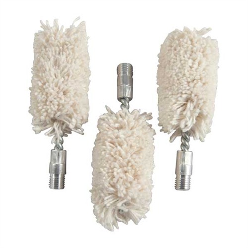 Brownells Cotton Bore Mop 12 Gauge 3 Pack
