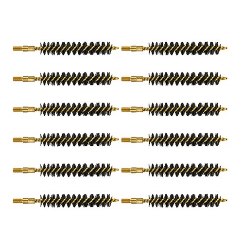 BROWNELLS HEAVY WEIGHT NYLON RIFLE BRUSH 375 CALIBER 12 PACK