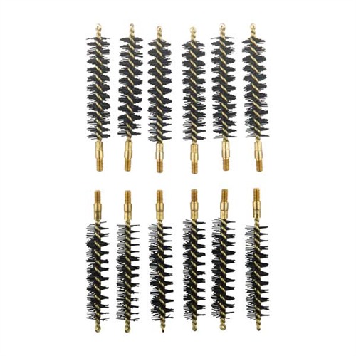 BROWNELLS HEAVY WEIGHT NYLON RIFLE BRUSH 50 CALIBER 12 PACK
