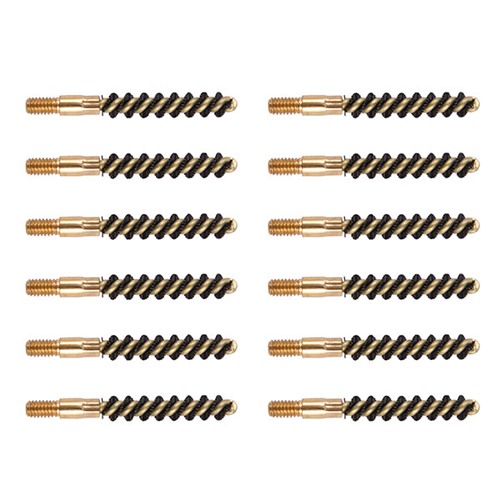 BROWNELLS HEAVY WEIGHT BRUSH NYLON .22 CALIBER PISTOL 12 PACK
