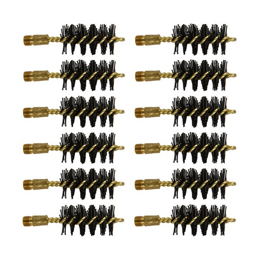 BROWNELLS HEAVY WEIGHT BRUSH NYLON 10 GAUGE SHOTGUN 12 PACK