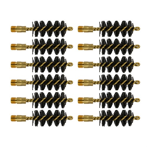 BROWNELLS HEAVY WEIGHT BRUSH NYLON 16 GAUGE SHOTGUN 12 PACK