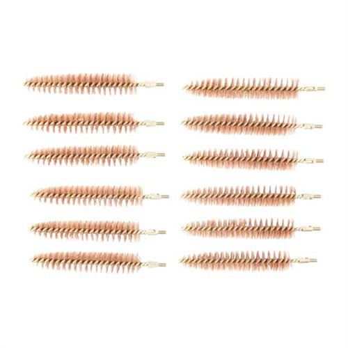 BROWNELLS CHAMBER BRUSH BRONZE .50 CAL 12 PACK