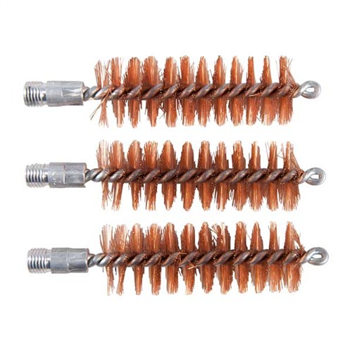 Brownells Chamber Brush Bronze 12 Gauge 5/16"-27 Thread 3 Pack