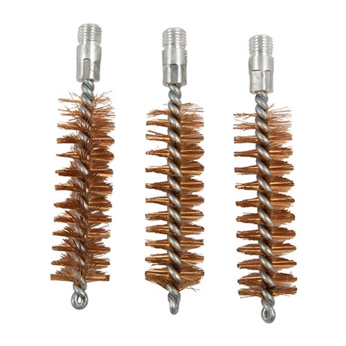 Brownells Chamber Brush Bronze 20 Gauge 5/16"-27 Thread 3 Pack