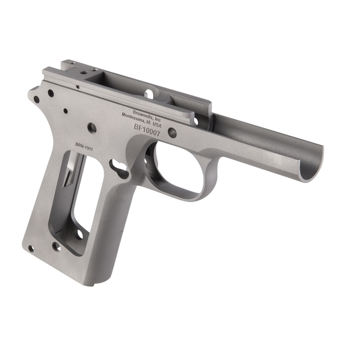 Brownells BR-FR-SS 1911 Government Model Frame Stainless Steel