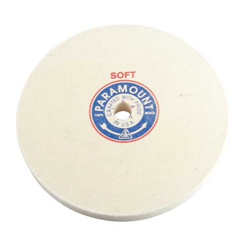 BACON FELT COMPANY 10" SOFT FELT POLISHING WHEEL 1" ARBOR