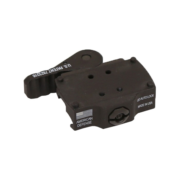 American Defense AD-22 Burris Fastfire Low Mount QD Lever Black