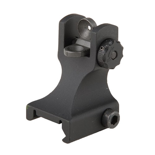 Samson 02-00044-01 AR-15 Fixed Rear Sight Black, 6061 Aluminum, Picatinny