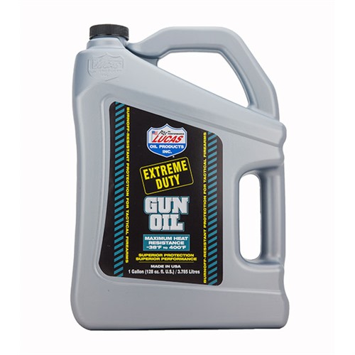Lucas Oil Extreme Duty Gun Oil 1 Gallon High Heat Resistance