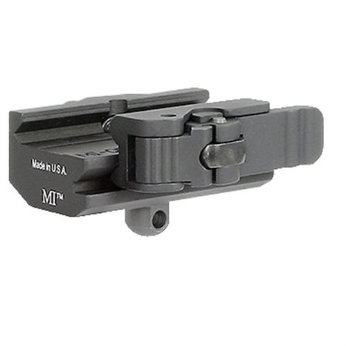 Midwest Industries Quick Detach Aluminum Bipod Mount - Black | Fits Harr... - Midwest Industries