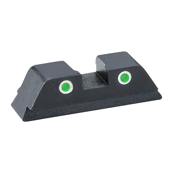 AmeriGlo GL-113R Classic Tritium Rear Sight for Glock 17/23, Green
