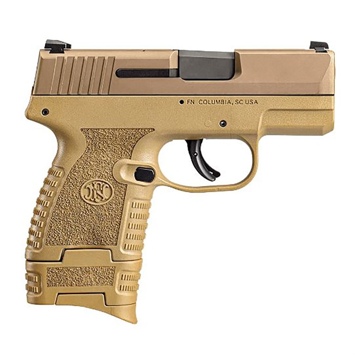 FN 66-100098-9 503 Striker 9mm 3.1" FDE 6&8-Rd Semi-Auto Pistol