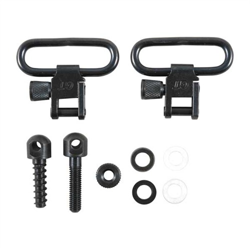 GrovTec Machine Screw & Wood Set 1.25" Locking Swivels Black