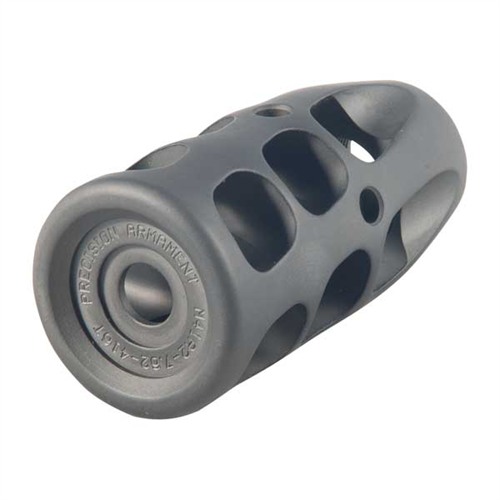 Precision ARMAMENT M41 MUZZLE BRAKE 30 CALIBER 5/8-24 SS BLACK