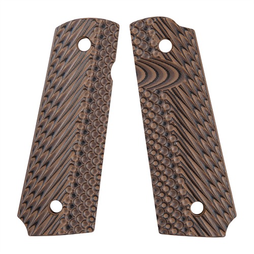VZ Grips 02-HB-A Operator II G10 Grips Hyena Brown 1911/Commander