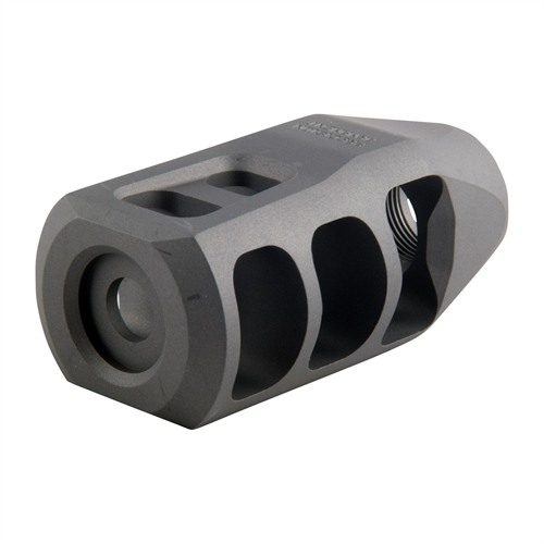 Precision ARMAMENT M11 MUZZLE BRAKE 30 CALIBER 5/8-24 SS SILVER