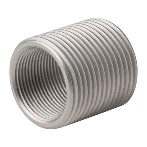 Precision ARMAMENT SHOULDERLESS THREAD ADAPTER 1/2-36TO5/8-24 STAINLESS STEEL