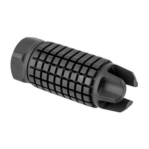 PRECISION ARMAMENT AFAB HYBRID MUZZLE BRAKE 22 CALIBER 1/2-28 SS BLACK