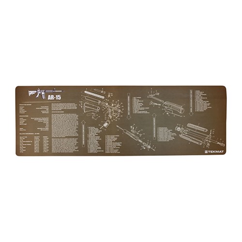 TEKMAT Armorers Bench Mat 12"X36" AR-15 Olive Drab