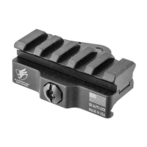 American Defense AD-170-VPG 5-Lug Picatinny Riser Mount Black - American Tactical Imports