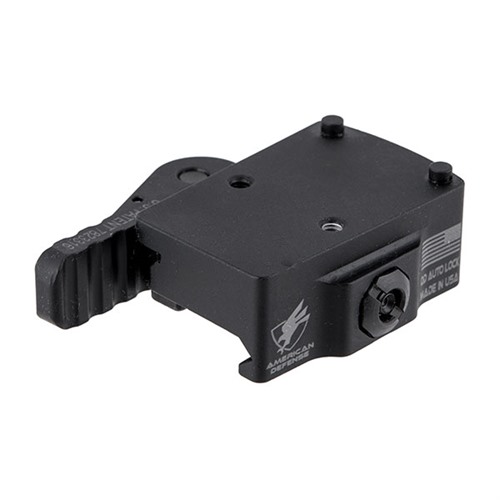 American Defense AD-RMR-LH-STD Trijicon RMR Low Mount Matte Black