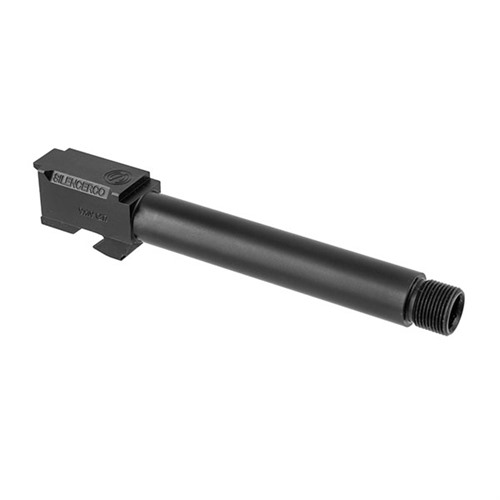 SilencerCo AC864 9mm Threaded Barrel 5" Black Nitride for Glock 17 Gen 1-4