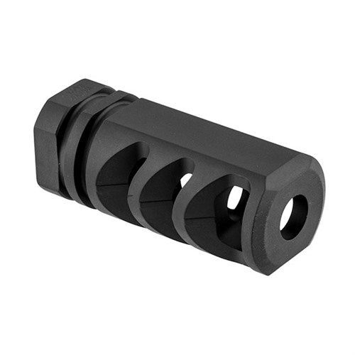 Precision ARMAMENT M4-72 SEVERE-DUTY BRAKE 30 CALIBER 5/8-24 SS BLACK - Precision Armament