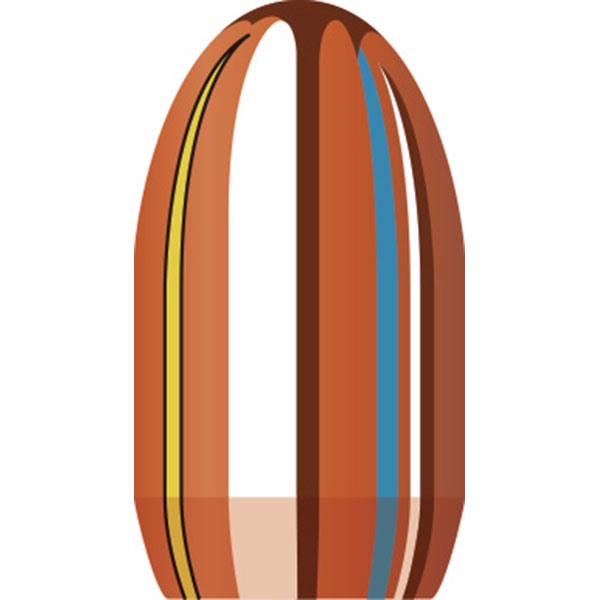 Hornady 35597B 9mm 147 Grain FMJ RN Pistol Bullets, 2500 Rounds