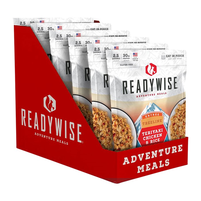 WISE FOODS TREELINE TERIYAKI CHICKEN & RICE 6 PACK