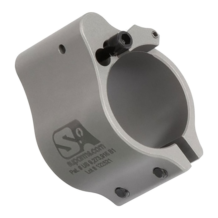 AR-15 CLAMP ON ADJUSTABLE GAS BLOCK .875" STAINLESS