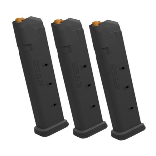 MAGPUL PMAG 21 GL9 9MM LUGER 21RD FOR GLOCK BLACK 3/PACK