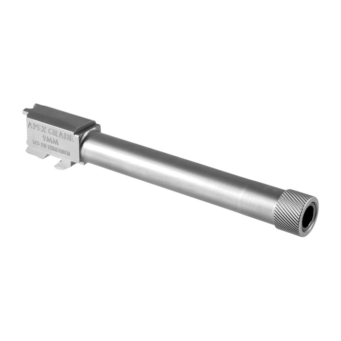 Apex Tactical 105-060 9mm Luger Stainless Steel Threaded Barrel 5"