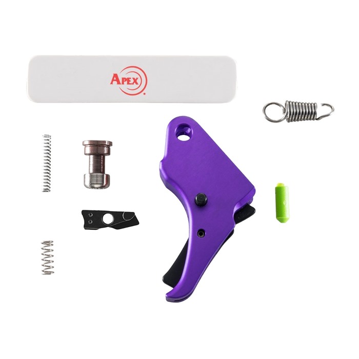 Apex S&W Shield Action Enhancement Trigger/Duty/Carry Kit Purple
